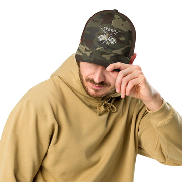 SPRKD Racing Camouflage trucker hat